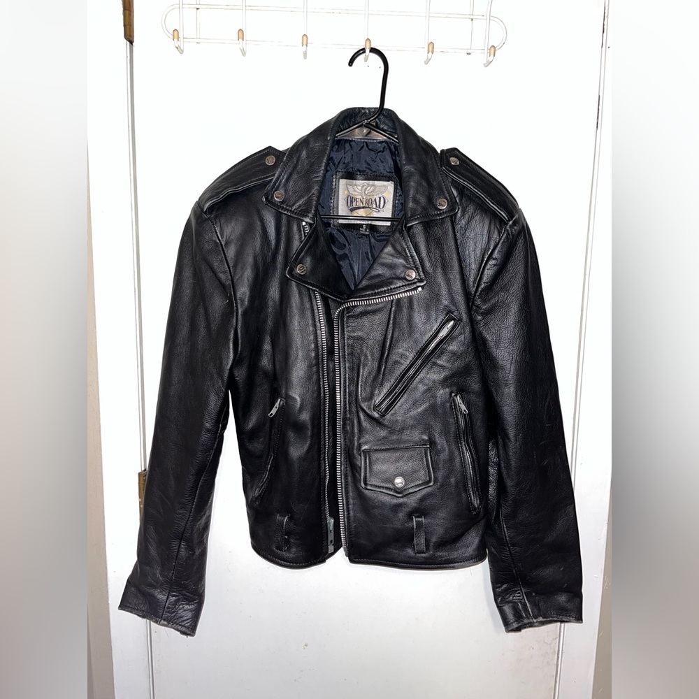 Open Road leather jacket Size S